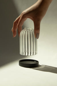 Dekker Mini Hand Blown Glass Candle Holder